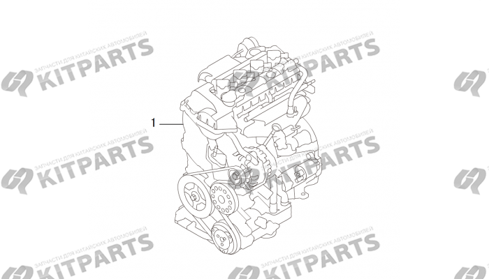 Двигатель в сборе Haval H2