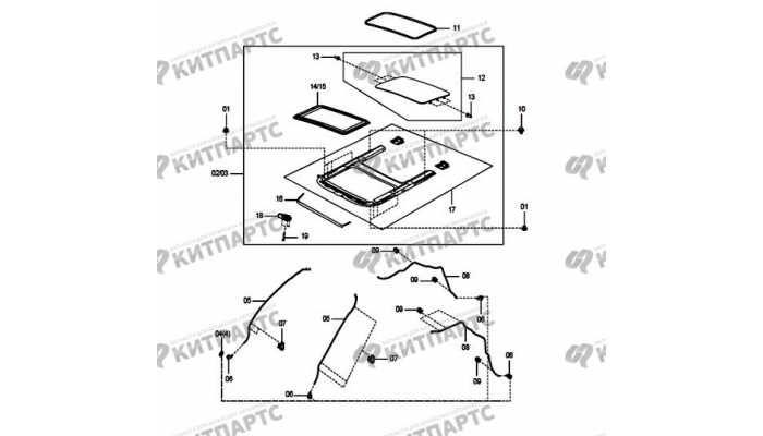 Люк FAW Besturn X80