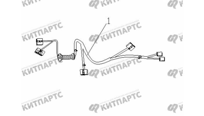 Жгут проводов двери Geely